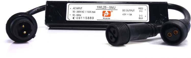 Netzteil 5V/5A LSD 10cm klein
