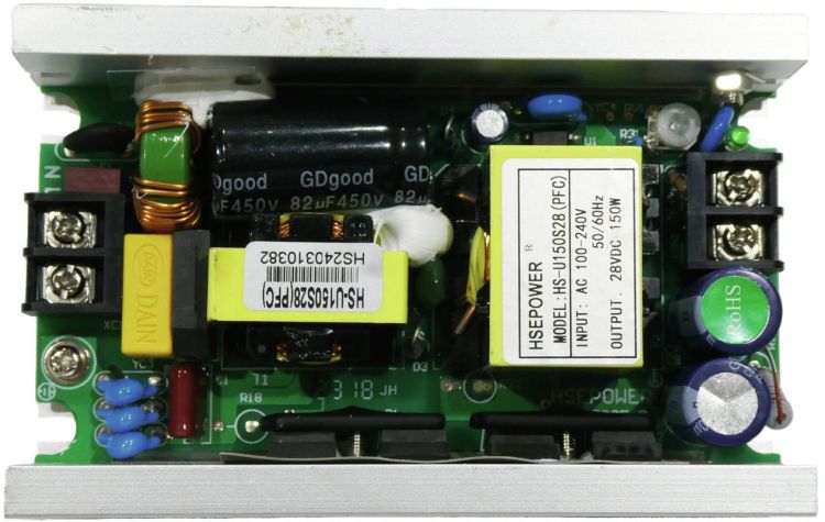 Platine (Netzteil) 28V/5,4A AKKU IP Tourlight 200 (HS-PFC-28V150W)