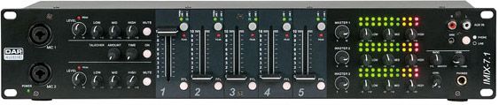 DAP IMIX-7.1 7 Kanal Installlations Rack-Mixer