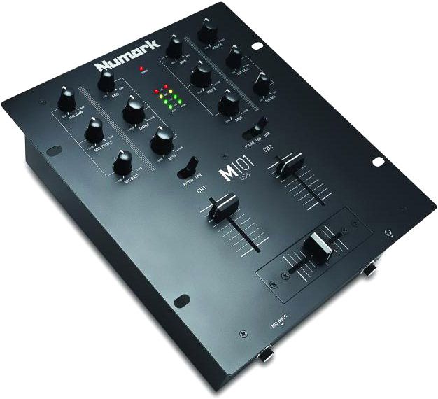 Numark M101USB Black -  2-Kanal USB Mixer