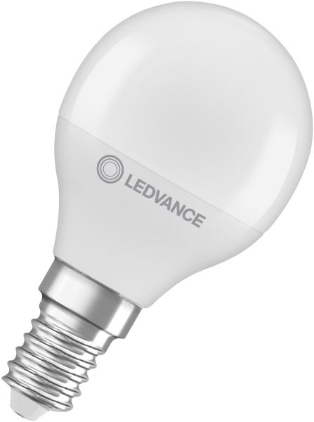 LEDVANCE LED Classic P 40 Recycled Plastic 4,9 W 840 Frosted E14