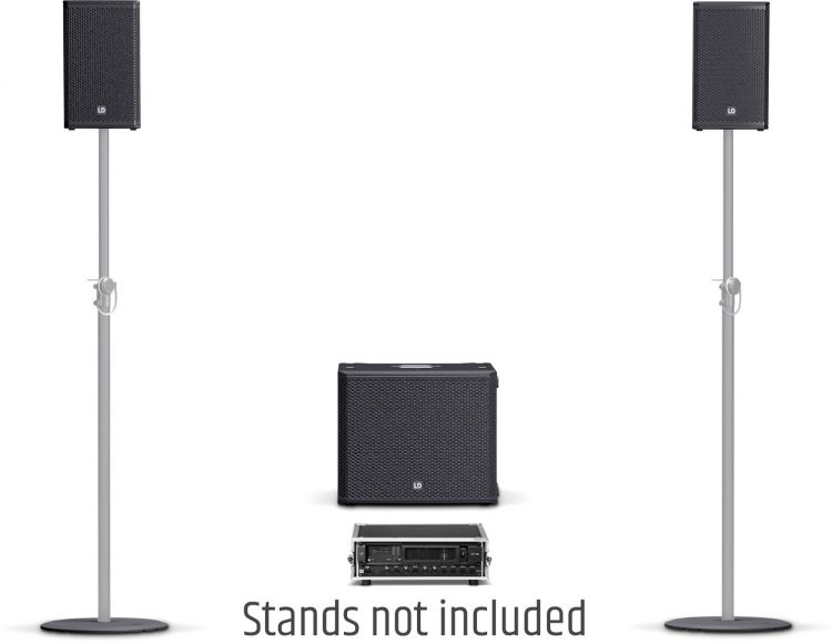 LD Systems STINGER G3 LOUNGE SET - 2 x 8" Passiv-PA-Lautsprecher + 1 x 15" Passiv-Subwoofer +