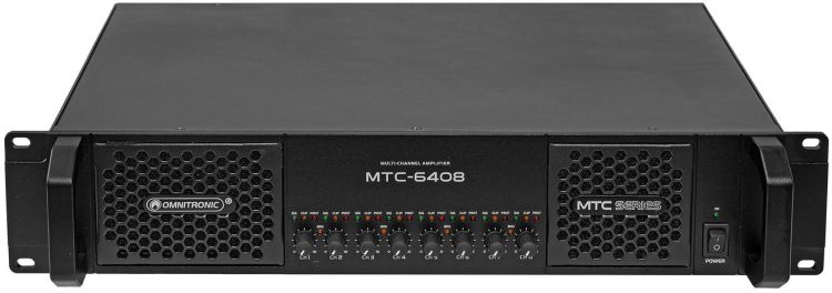 OMNITRONIC MTC-6408 8-Kanal Endstufe