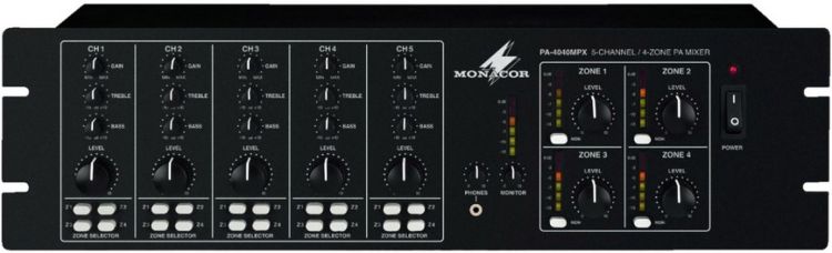MONACOR PA-4040MPX ELA-Vorverstärker