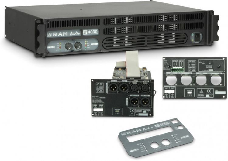 Ram Audio S4000DSPGPIO PA Endstufe 2x1950W 2Ohm inkl. DSP- und GPIO-Modul