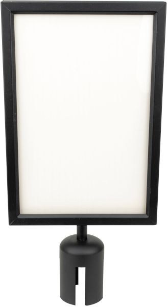 Showgear Sign Holder for Barrier Black Eco Außenabmessungen - 32x22 cm