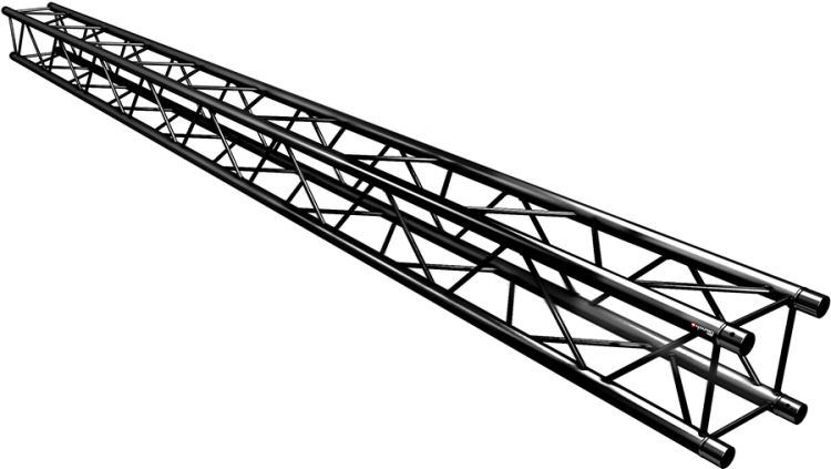 Naxpro-Truss FD 24 Strecke 350 cm RAL9005 - Schwarz - Seidenmatt