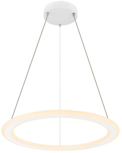 SLV ONE FLAT PD, single, Pendelleuchte, Pendellänge 180cm, 2700/3000K, PHASE, weiß