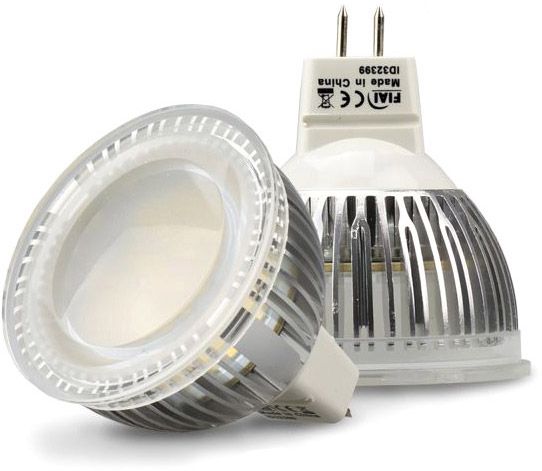 ISOLED MR16 LED Strahler 6W Glas diffuse, 120°, neutralweiß