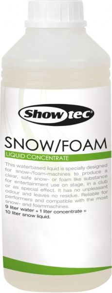 Showgear Snow/Foam Concentrate 1 litre Con base de agua