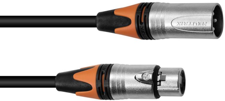 PSSO XLR Kabel COL 3pol 3m sw Neutrik