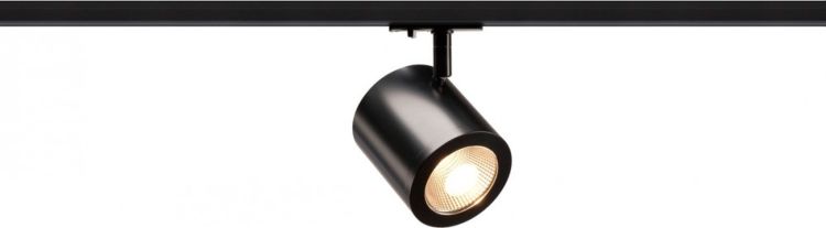 SLV ENOLA_C, Strahler f. 1Phasen Hochvolt-Schiene, 3000K, schwarz, 35°
