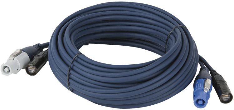 Showtec Powercon / Ethercon Verlängerungskabel 50cm