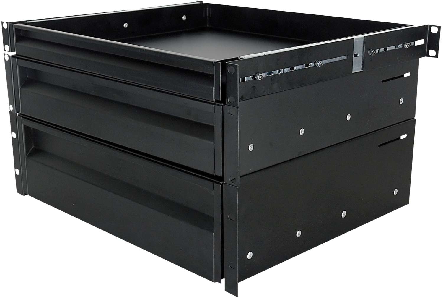DAP 19 Zoll Rackschublade 1HE – Stabile Schublade Für Server-Rack (Einbautiefe 38 Cm)