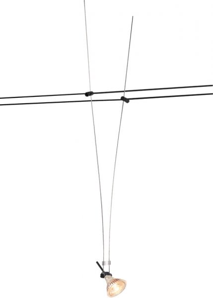 SLV SEILLEUCHTE für TENSEO Niedervolt-Seilsystem, QR-C51, schwarz