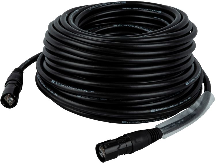 DAP-Audio FLR58 - CAT6E F-UTP Kabel mit Rean RCEM-Z Serie 20 m