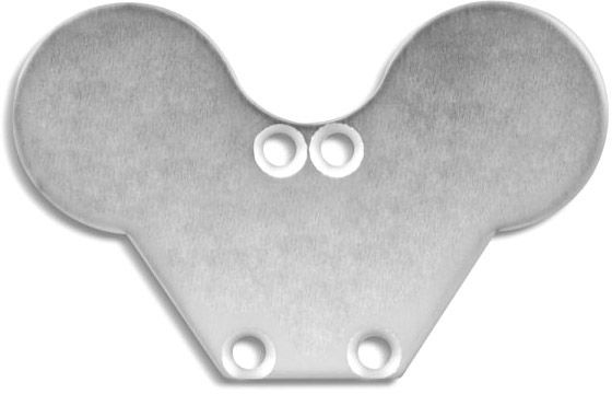 ISOLED Endkappe EC34 Aluminium für Profil LOOP13 in Verbindung mit TUNNEL, 2 STK, inkl. Schrauben