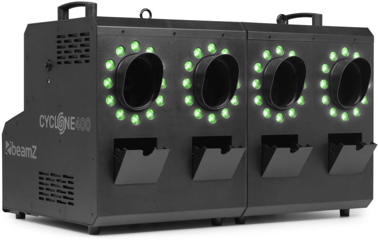 beamZ Cyclone400 Nebel- und Seifenblasenmaschine mit RGBW-LEDs