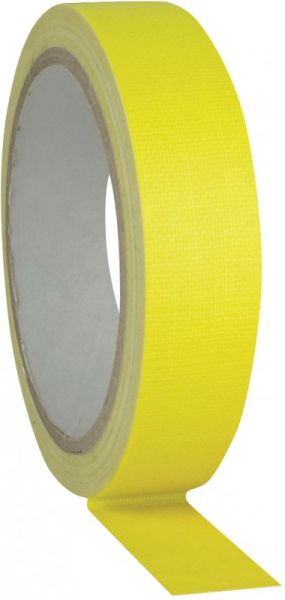 Showgear Gaffa Tape Neon Yellow, 19 mm / 25 m