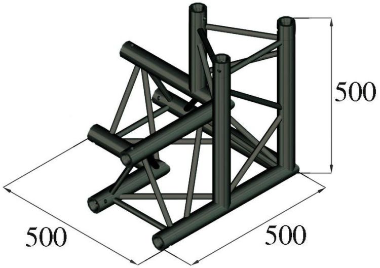 ALUTRUSS TRILOCK S-PAL-34 3-Weg-Ecke / links