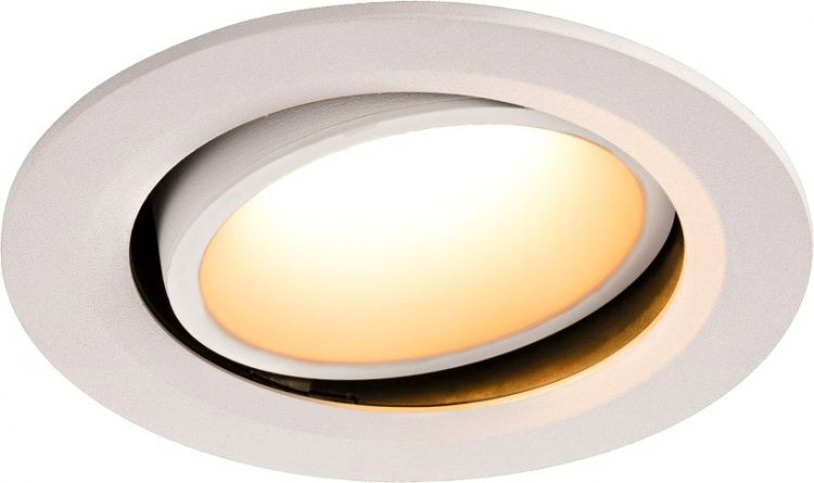 SLV NUMINOS, encastré de plafond intérieur, 55°, blanc, LED, 2700K, orientable