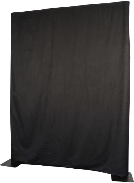 Wentex P&D Curtain MCS 300 g/m² Schwarz - 400 (W) x 400 (H) cm - glatt