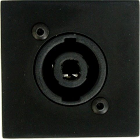 Audac CP 43 SPEB Anschlussplatte mit Lautsprecher Buchse schwarz