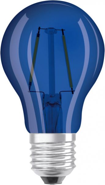 Osram LED-Lampe E27 Star Décor CLA A 2,5W, Blau