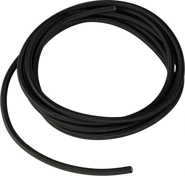 SLV Textilkabel, 3-polig, 10m, schwarz