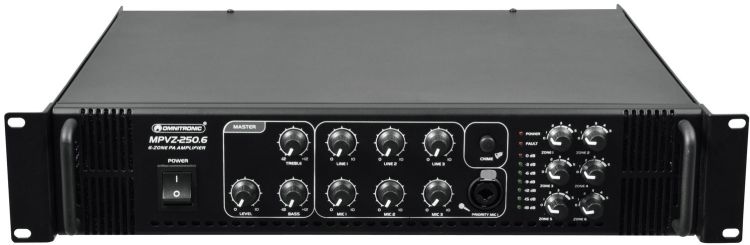 OMNITRONIC MPVZ-250.6 Mischverstärker