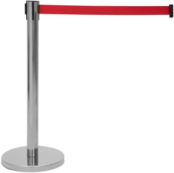 EUROLITE Absperrsystem mit rotem Gurt