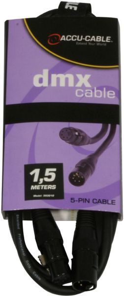 American DJ DMX Kabel XLR/XLR 5-Pin 1,5m