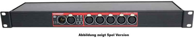 Swisson XSP-5R5 (Rack), DMX-Splitter