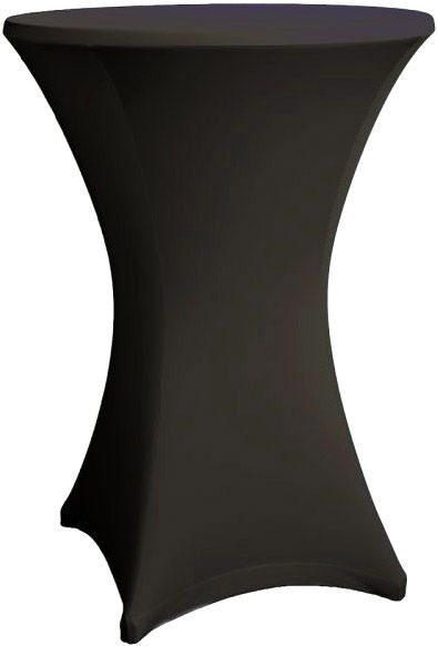 Stehtisch Husse schwarz für 80-86 cm Durchmesser Stretch -B-Stock-