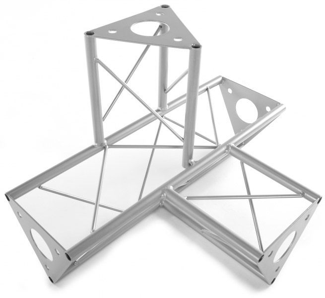 Decotruss 4-Weg-St. / SAT 43 silber