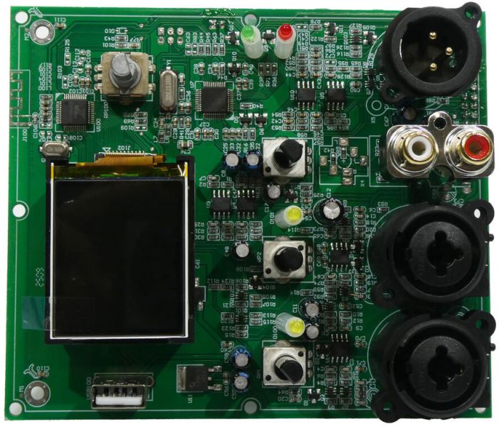 Platine (Vorverstärker) XNG-208A 2-Wege Lautsprecher, aktiv, DSP