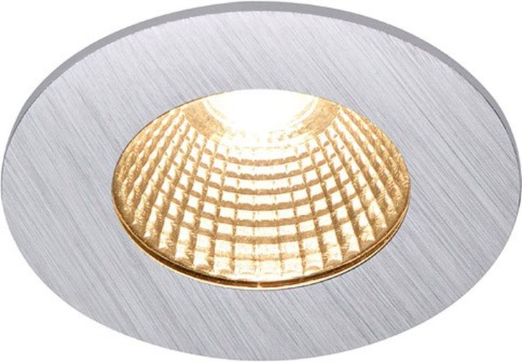 SLV PATTA-I, LED Outdoor Deckeneinbauleuchte, rund DL IP65 silber