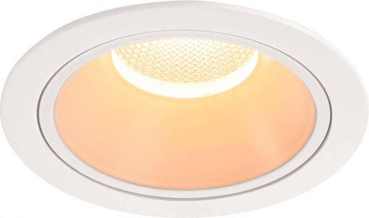 SLV NUMINOS® DL XL, Indoor, luminaria empotrada de techo led blanco/blanco 2700 K 55 °