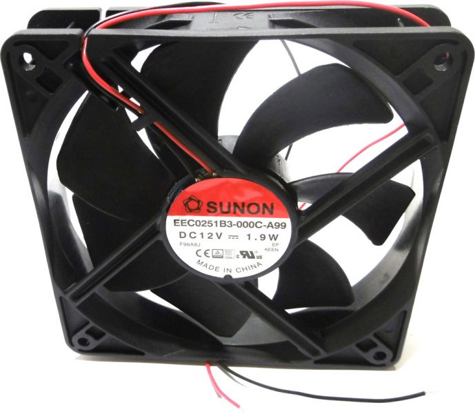 Lüfter 12V/0,16A 120x120x25mm (EEC0251B3-000C-A99)