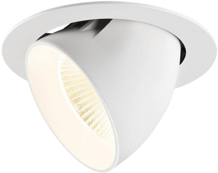 SLV NUMINOS® GIMBLE XL, Deckeneinbauleuchte,, 4000 K, 40°, weiß