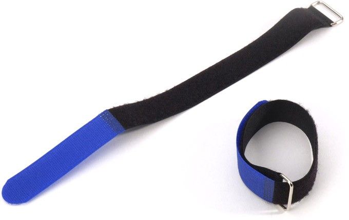 Adam Hall Accessories VR 5080 BLU Klett Kabelbinder 800 x 50 mm blau