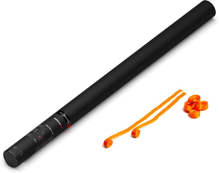 Magic FX Handbetriebene UV Streamerkanone PRO 80cm - Fluo Orange