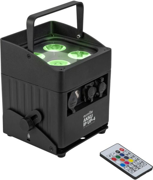 EUROLITE AKKU IP UP-4 QCL Spot QuickDMX MK2