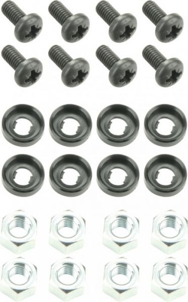 Adam Hall 19" Parts 5924 M8 AH Befestigungssatz für zwei 19" Geräte mit Se