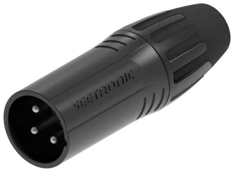 Seetronic-SCMM3-B-BK 3-poliger XLR-Stecker