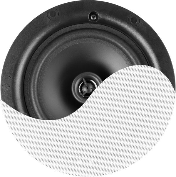 Power Dynamics NCSP6 Niedrigprofil-Deckenlautsprecher 100V 6,5" Weiß