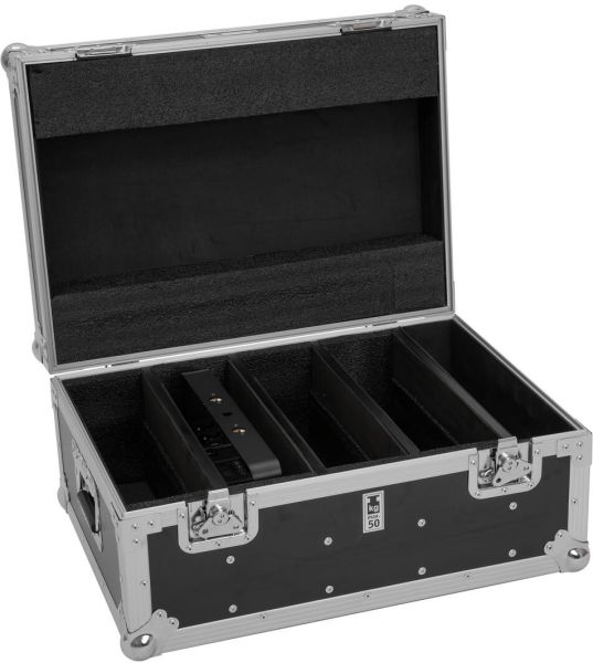 ROADINGER Flightcase 4x IP PIX Strobe RGB CW+WW