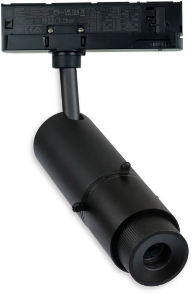 ISOLED 3-Phasen Schienen-Konturenstrahler SHAPE, 20W, 30° schwarz matt, 3000K, CRI90, DALI dimmbar