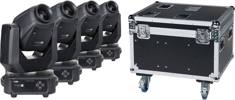 4x Showtec Phantom 65 Spot inkl. DAP-Audio Case