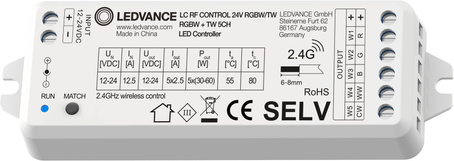 SLV Alimentation LED, 12 W, 24 V - à prix avantageux chez LTT